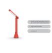 Picture of Yeelight LED Folding Desk Table Study Lamp Z1 (Red / White)