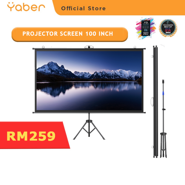 Picture of Yaber Projector Screen 100 inch YS-100D